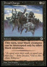 Magic the Gathering MTG Dread Charge (88) Portal   LP
