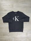 Y2K Calvin Klein Jeans Sweatshirt Size Small Brown Logo