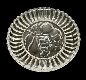 Vintage 1940’s Federal Glass Pioneer 5-3/8” Bowl Nappy Intaglio Fruit Pattern - Picture 1 of 5