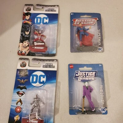 Nano Metalfigs DC Comics Figura de Metal Liga de la Justicia 4 PC Juguete Minis Superman Nuevo Foto 1 de 4