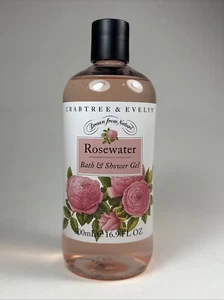 Gel de baño y ducha de agua de rosas Crabtree & Evelyn 16,9 oz / 500 ml nuevo sin caja - Imagen 1 de 4
