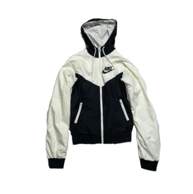 Nike Sportswear Mujer Windrunner Chaqueta aj7421 XS X-Pequeña Blanca Fútbol Correr Capucha Foto 1 de 4