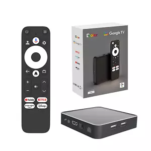 Google TV Chromecast 4K TV Box Android Certificado por Google Netflix Prime Video - Imagen 1 de 6