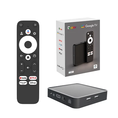 Google TV Chromecast 4K TV Box Android Google Certified Netflix Prime Video - Image 1 of 4