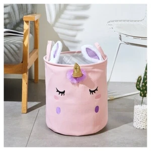 ORGANIZER CONTENITORE PER GIOCATTOLI CESTA BIANCHERIA UNICORNO - Imagen 1 de 2