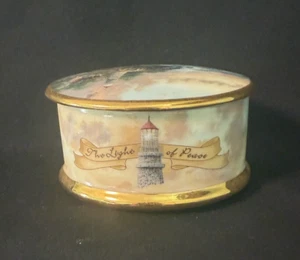 Music Box Thomas Kinkade Guiding Lights/Light Of Peace #4266A /1998. No. 4040C - Picture 1 of 7