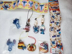 Disney collectable figure Lilo & Stitch keychain phone charms paper clip 8pcs #2 - Picture 1 of 3