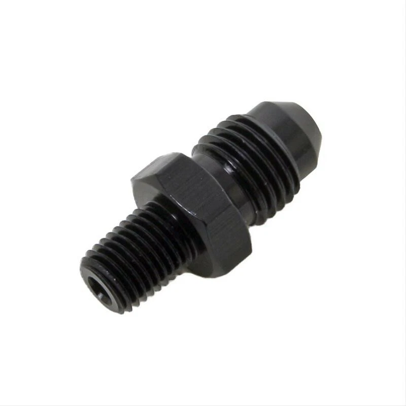 Fragola #4 X 1/16 MPT Straight Adapter Fitting Black