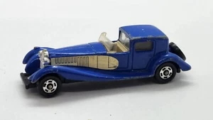 Vintage Tomy Tomica 1978 Tomy Bugatti Coupe De Ville F46 Blue Diecast Japan - Picture 1 of 7