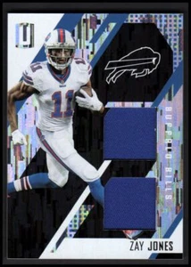 Camiseta de novato Panini 2017 incomparable puntadas doble Zay Jones 111/199 casi nuevo notas - Imagen 1 de 2