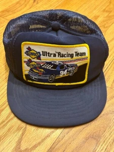 Sombrero/Gorra de Camionero de Malla Snapback Equipo Ultra Racing DE COLECCIÓN SUNOCO, Talla Única Azul - Imagen 1 de 6