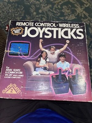 Vintage Remote Control Wireless Joysticks GameMate 2 Atari New in Box - Image 1 of 4