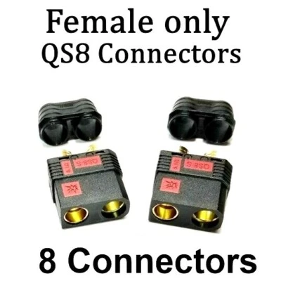 RCP-QS8 Connectors 8 QS8 FEMALE ONLY CONNECTORS - Image 1 of 4