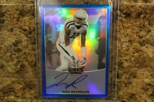 JOSH REYNOLDS 2017 Leaf Metal Draft Autograph #10/50 Texas A&M Detroit Lions WR - Picture 1 of 2