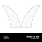 Porsche Boxster 986 Stone Guard Ochrona Przezroczysty winyl | Dostępny karbon