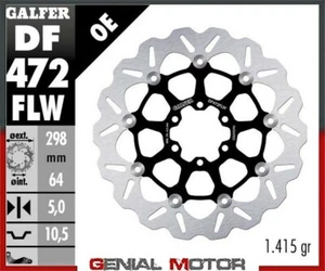 Galfer Front Brake Disc WAVE FLOATING (C. STEEL) 298x5mm YAMAHA TZ 250 1990 - Picture 1 of 1