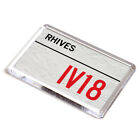 MAGNES NA LODÓWKĘ - Rhives IV18 - Kod pocztowy Wielkiej Brytanii