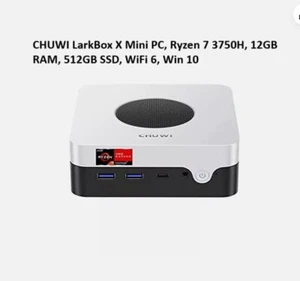 CHUWI LarkBox X Mini PC, Ryzen 7 3750H, 12GB RAM, 512GB SSD, WiFi 6, Win 10 - Picture 1 of 15