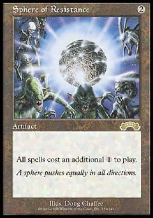 MTG English Sphere of Resistance NM Normal Exodus - Image 1 of 1