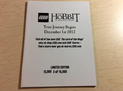 LEGO Hobbit Promo Póster Lego Store LOTR Frodo Anillo 12/1/2012 13.560 de 15.000 Foto 1 de 4