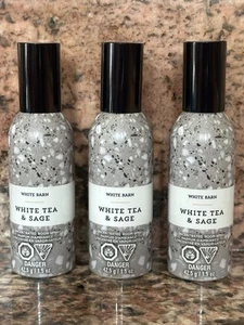 Bath & Body Works White Barn White Tea & Sage Concentrated Room Spray Lot of 3 - Picture 1 of 2