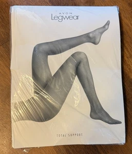 Avon Legwear Pantyhose Total Support SunTan SIZE E NEW SEALED - Picture 1 of 5