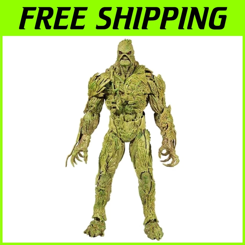 Mega Figura Edición Limitada DC Multiverse Swamp Thing - Variante Persecución Única Foto 1 de 4