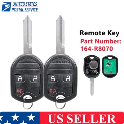 2 para 2011 2012 2013 2014 2015 Ford Edge controle remoto chaveiro de carro 3B - Imagem 1 de 4