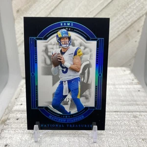 2023 National Treasures Matthew Stafford Rams Midnight 06/20 - Picture 1 of 10