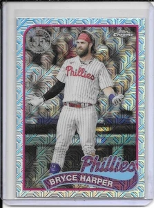 2024 Topps Baseball BRYCE HARPER (Phillies) '89 SILVER PACK CHROME'..#2T89C-20 - Picture 1 of 2