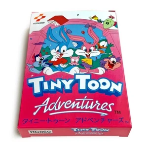TINY TOON ADVENTURES - Empty box replacement spare case Famicom tray - Picture 1 of 6