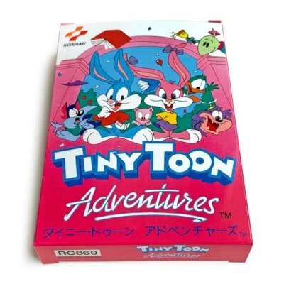 TINY TOON ADVENTURES - Empty box replacement spare case Famicom tray - Image 1 of 4