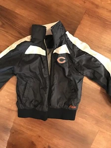 NFL Chicago Bears Logo Youth Child Boy’s Pockets Zipper RBK Reebok - Picture 1 of 10