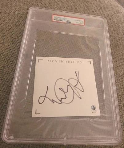 MICHAEL J FOX SIGNED NO TIME LIKE THE FUTURE BOOKPLATE SLABBED PSA/DNA #84664056 Cover