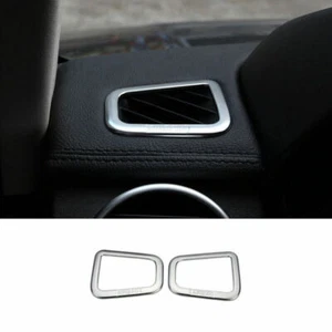For Range Rover Sport 10-13 Matte Silver Dashboard Side Outlet Vent Panel Covrs - Imagen 1 de 8