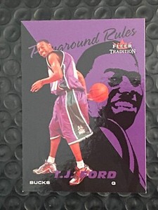 03-04 Fleer Tradition Playground Rules T.J. Ford