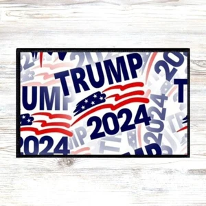 Hutaufnäher Trump 2024 Sublimation DYI Stoffaufnäher Kleber Bügelbild Nähen - Bild 1 von 2