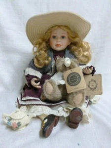 2000 Boyds Bear Yesterdays Child Whitney Wilson Tea Party Large L/E Doll 4932 - Picture 1 of 7