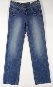 Arizona Jeans Girls 10 Slim Bootcut Adjustable Waist Peace Cotton Spandex Pocket - Picture 1 of 7
