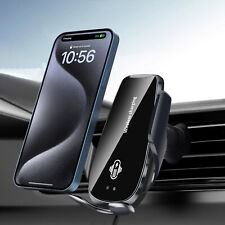 15W Car Wireless Charger Air Vent Automatic Clamping Phone Holder For iPhone 15
