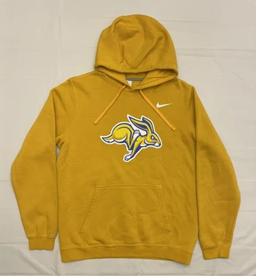 Nike SDSU South Dakota State Jackrabbits Yellow Sweatshirt Hoodie Pullover Sz Md - Image 1 of 4