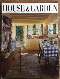 House & Garden Magazine May 1985 Vintage Ads Home Decor Cottagecore Design - Picture 1 of 3