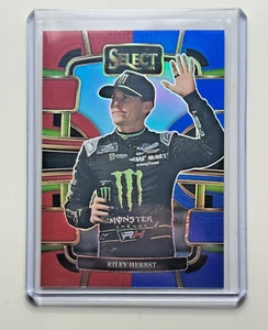 Riley Herbst 2024 Panini Select Racing #3 Red and Blue Prizm #/249 - Bild 1 von 2