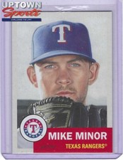 2020 TOPPS MLB Living Set #288 - MIKE MINOR    -  TEXAS RANGERS