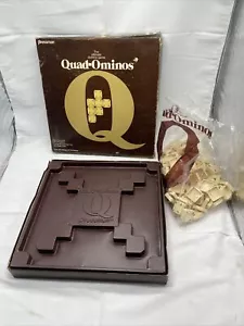 Vintage 1978 Quad-Ominos The Ultimate Domino Family Game 125 Pcs Complete - Picture 1 of 18