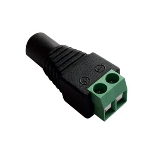 12VDC 5A Female 5.5x2.1 DC Power Jack Plug Adapter Connector Screw Fastening - Picture 1 of 6