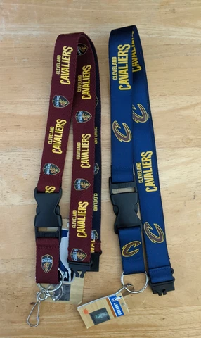 NBA Cleveland Cavaliers Lanyard Key Ring Keychain ID Holder Cover