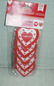Juego Corazones de Fieltro Kit Artesanal Nuevo Envío Rápido 10 Piezas Para Siempre - Imagen 1 de 3