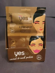 Yes To Coconut Hydrate & Restore 2-Step Lip Kit Exfoliating Lip Scrub & Lip Mask - Picture 1 of 2