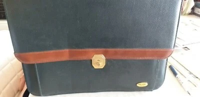 cartable bicolore noir-camel - Photo 1/4